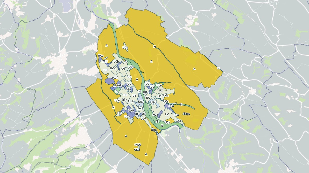 Aperçu cartographique de Auterive, centré sur la commune