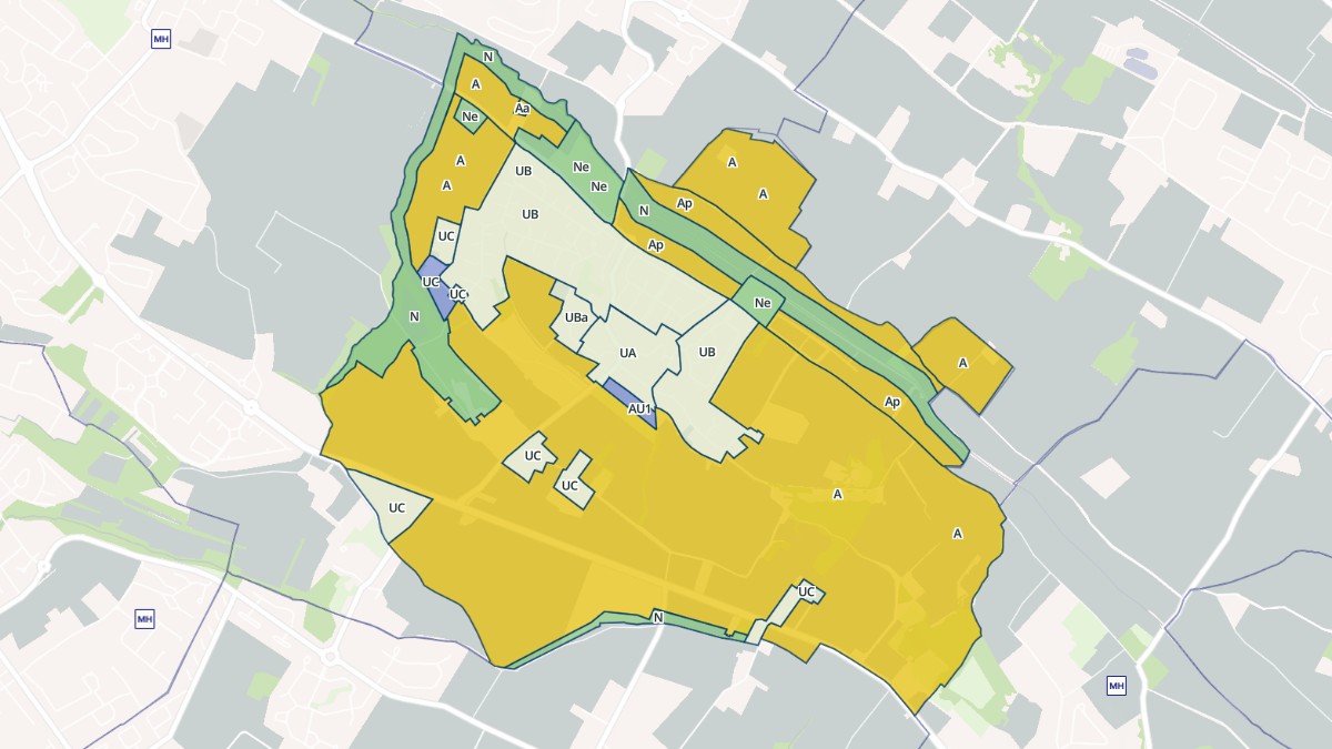 Aperçu cartographique de Auzielle, centré sur la commune