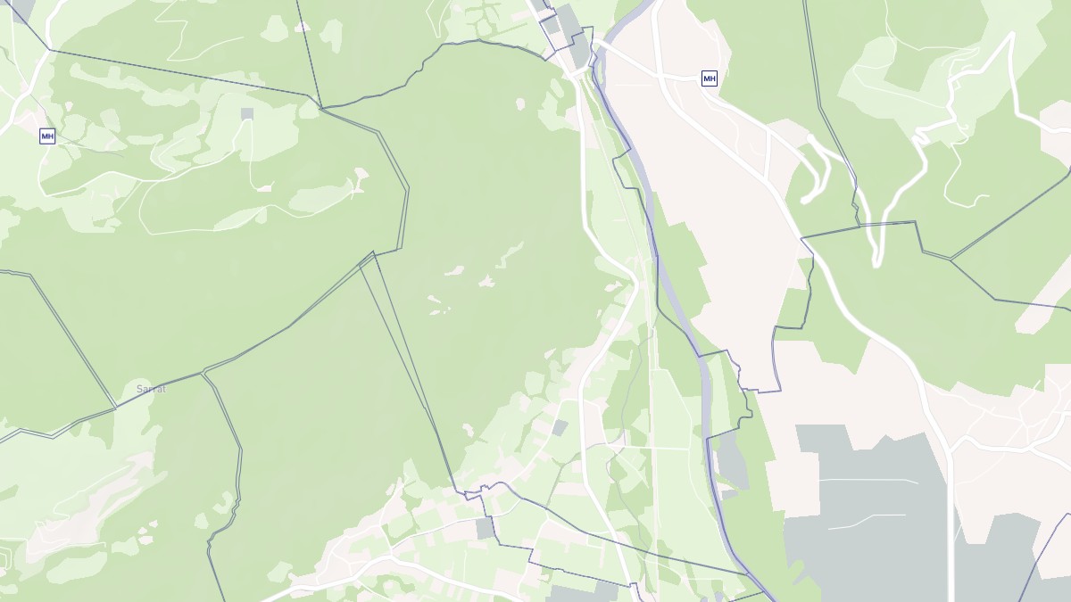 Aperçu cartographique de Bagiry, centré sur la commune