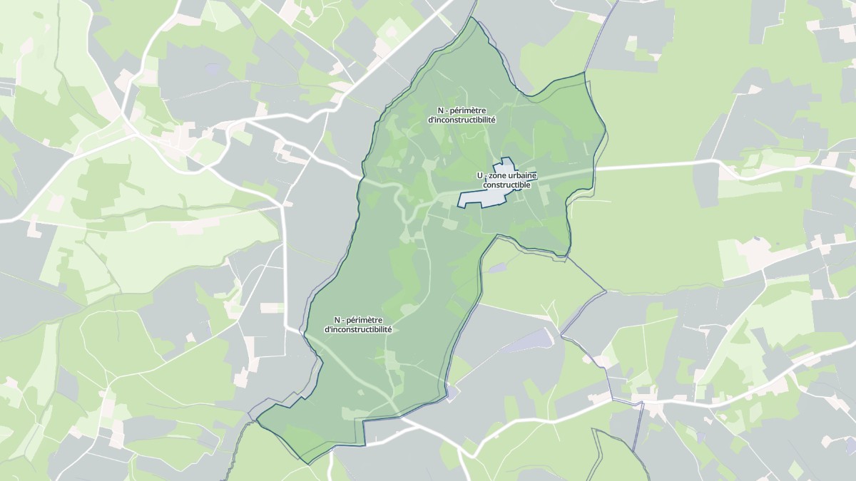 Aperçu cartographique de Bellesserre, centré sur la commune