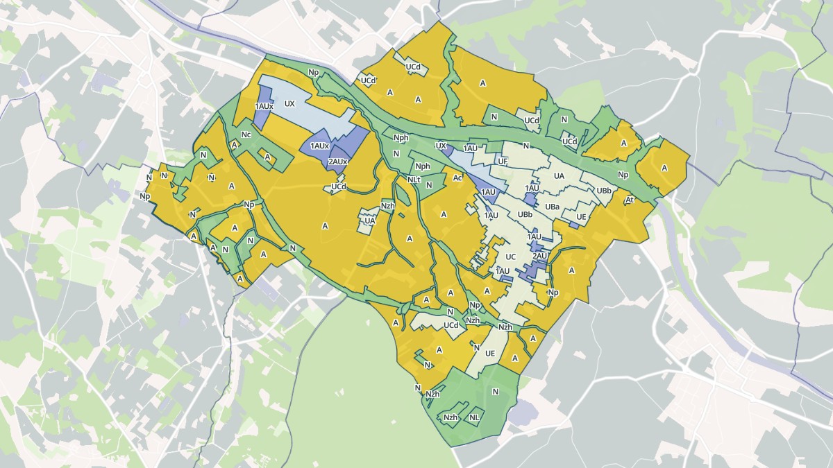 Aperçu cartographique de Bessières, centré sur la commune