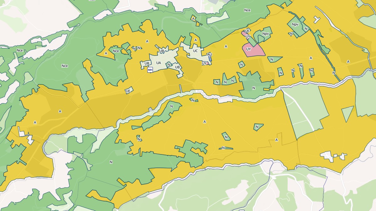 Aperçu cartographique de Blajan, centré sur la commune