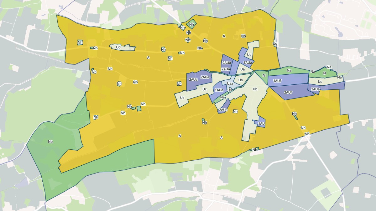 Aperçu cartographique de Bonrepos-sur-Aussonnelle, centré sur la commune