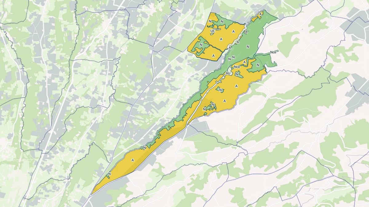 Aperçu cartographique de Boudrac, centré sur la commune