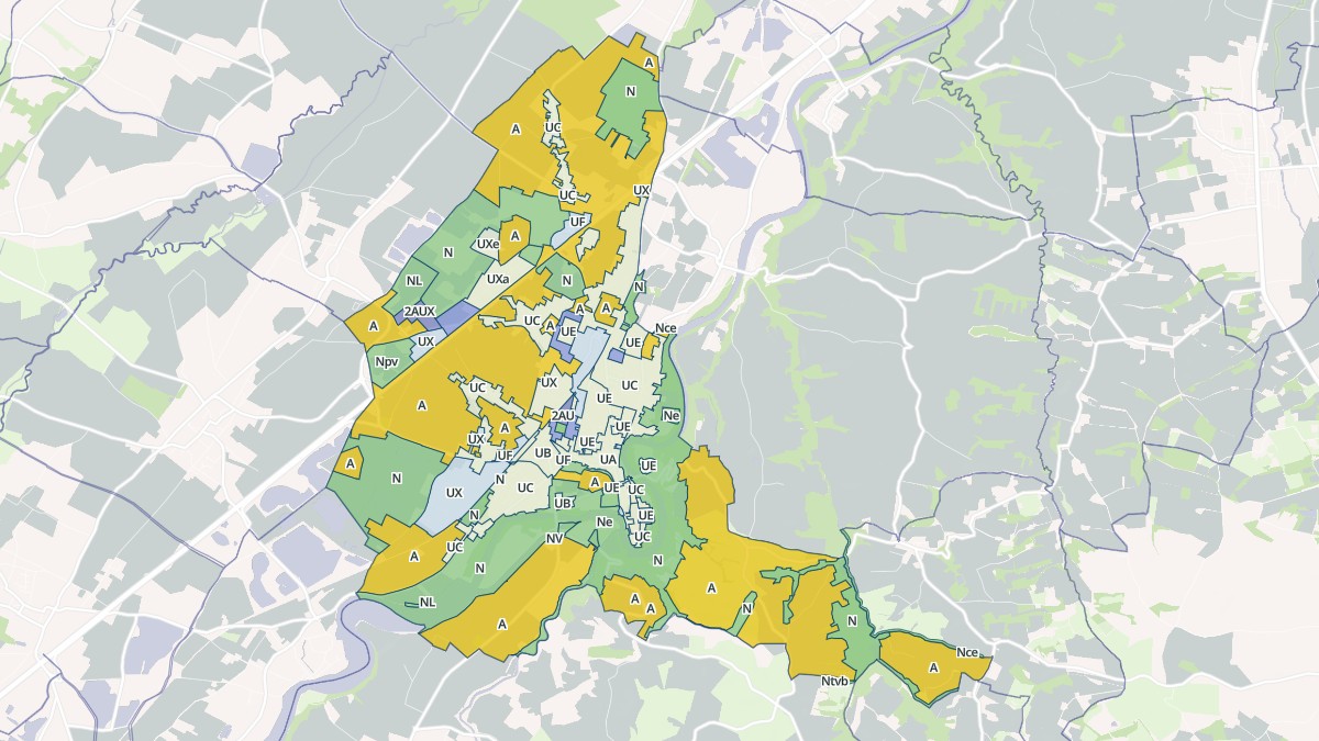 Aperçu cartographique de Carbonne, centré sur la commune