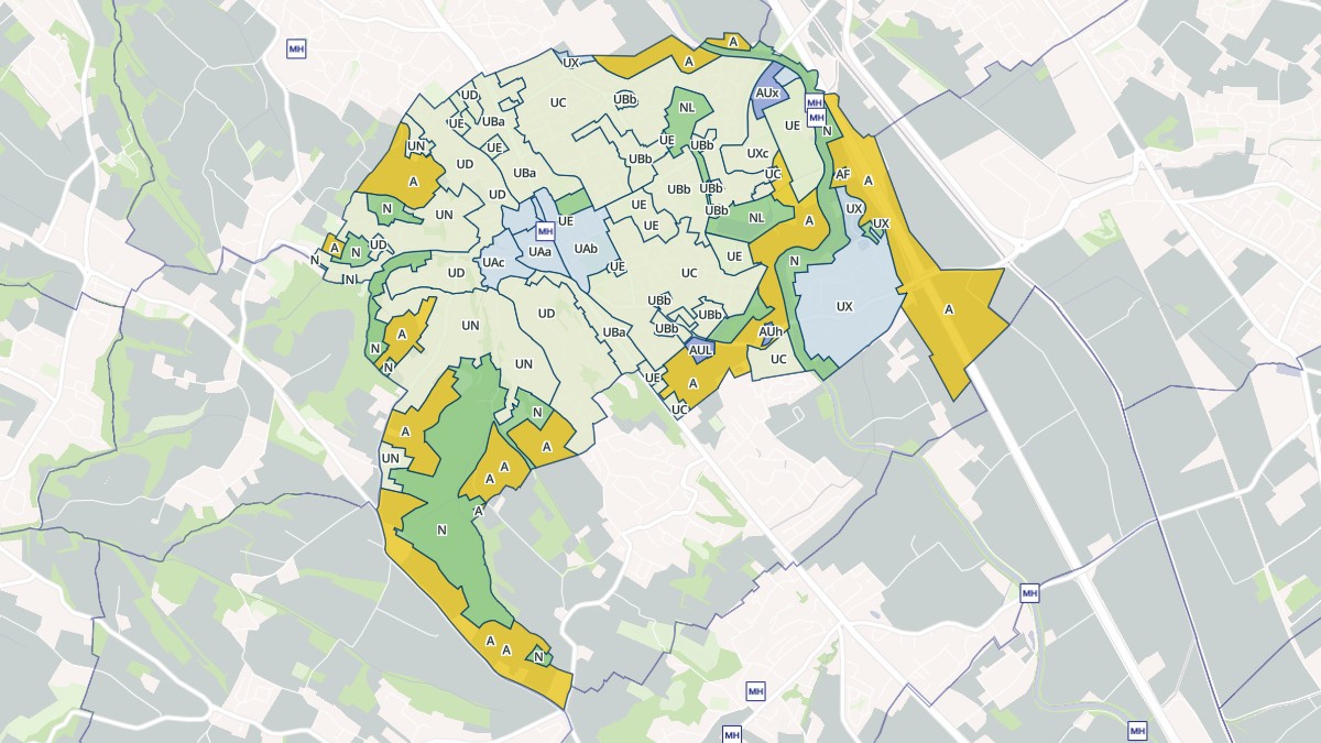 Aperçu cartographique de Castanet-Tolosan, centré sur la commune