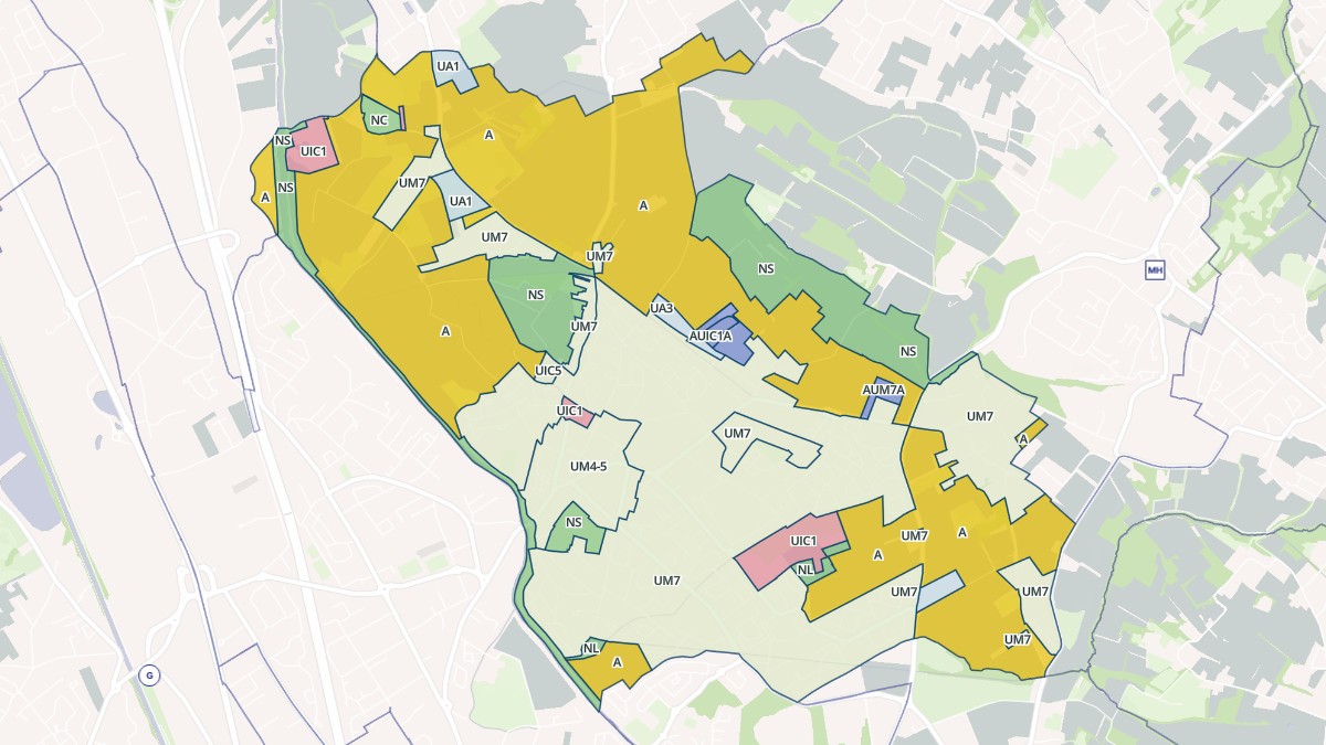Aperçu cartographique de Castelginest, centré sur la commune
