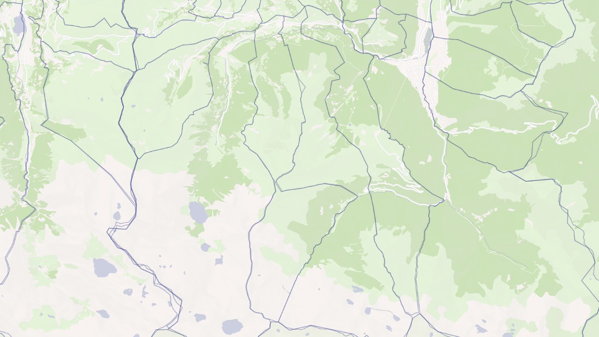 Aperçu cartographique de Cazeaux-de-Larboust, centré sur la commune