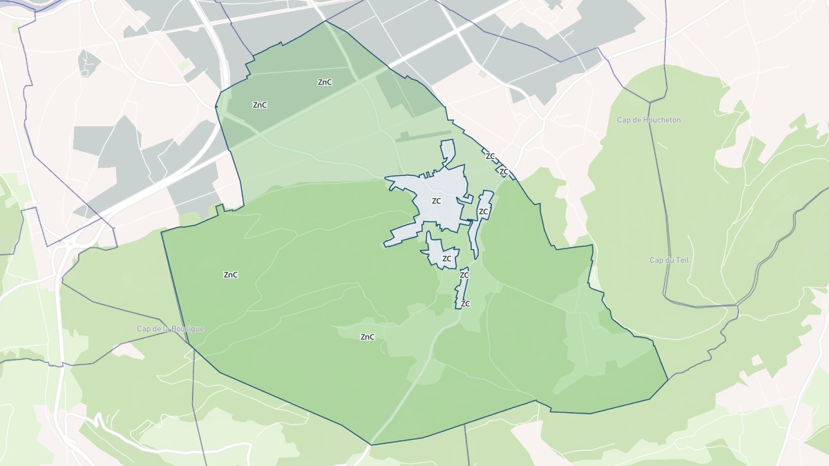 Aperçu cartographique de Cier-de-Rivière, centré sur la commune