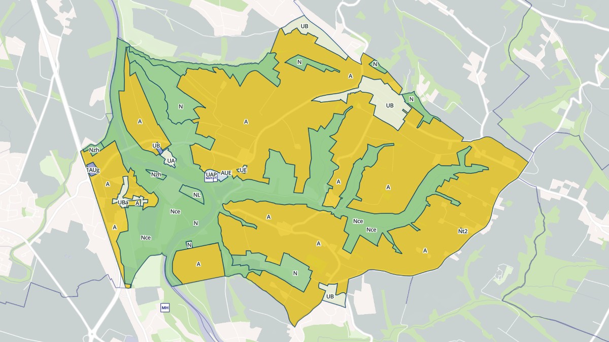 Aperçu cartographique de Clermont-le-Fort, centré sur la commune