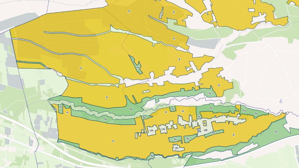 Aperçu cartographique de Cuguron, centré sur la commune