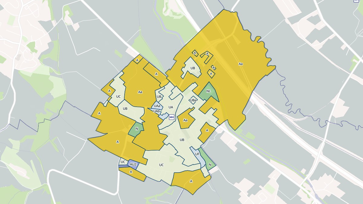 Aperçu cartographique de Donneville, centré sur la commune