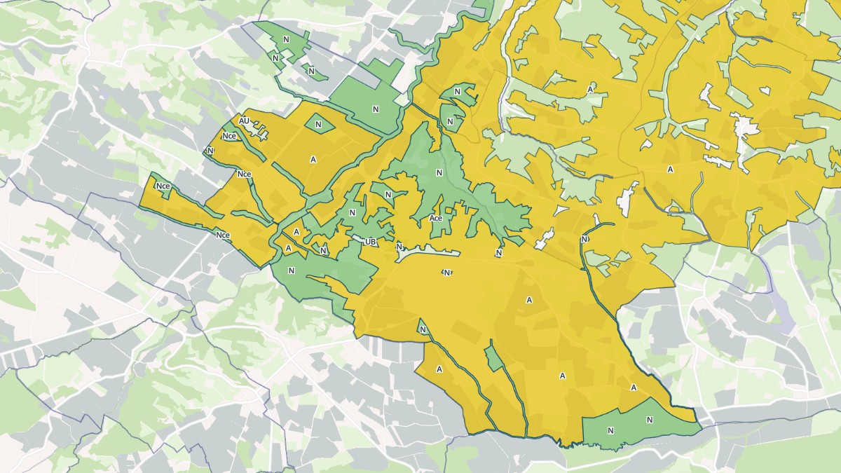 Aperçu cartographique de Escanecrabe, centré sur la commune
