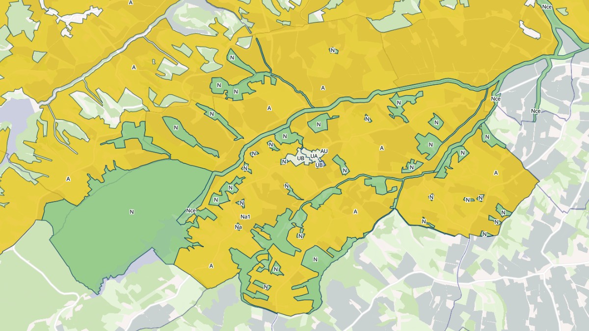 Aperçu cartographique de Fabas, centré sur la commune