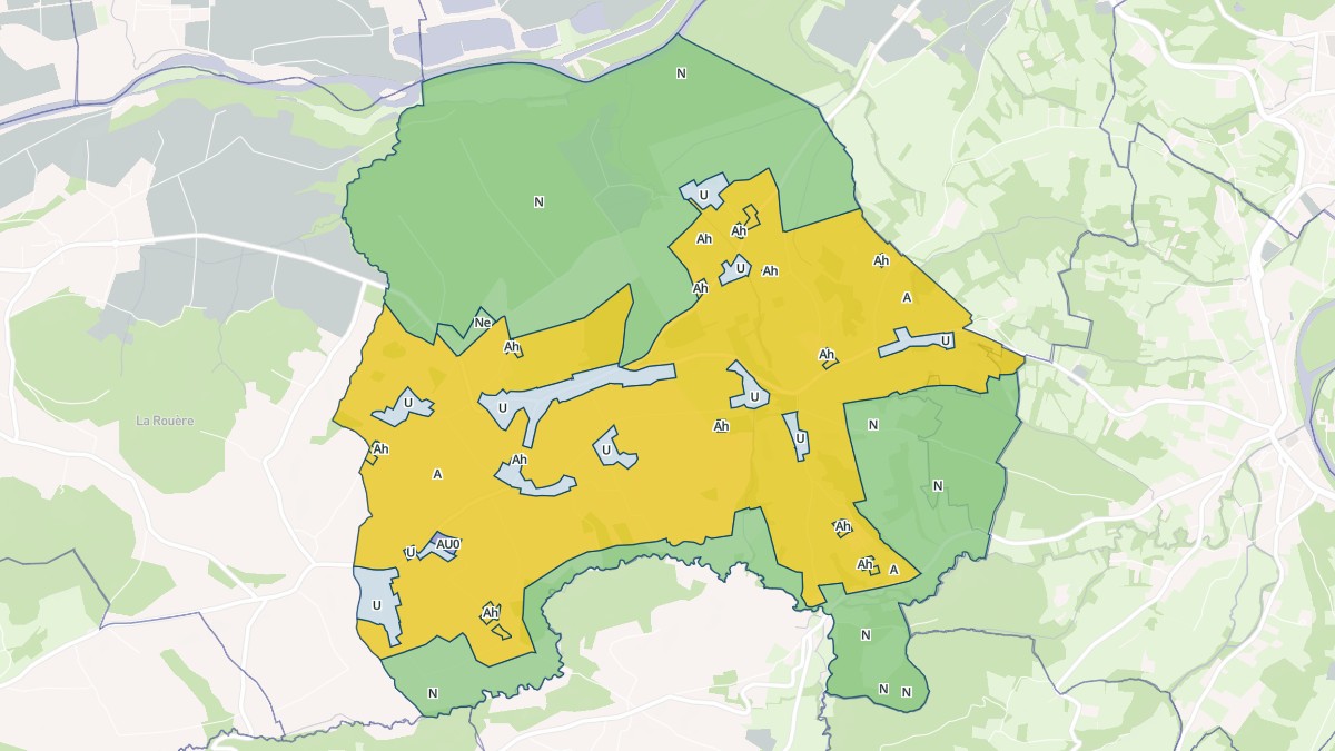 Aperçu cartographique de Figarol, centré sur la commune