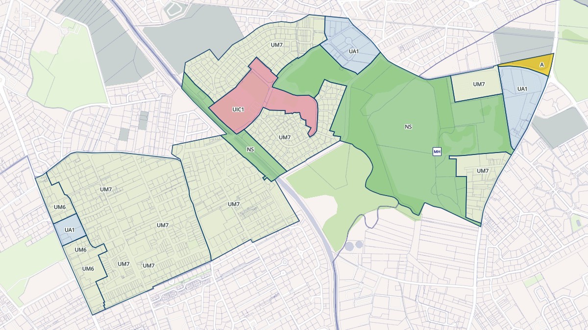 Aperçu cartographique de Fonbeauzard, centré sur la commune