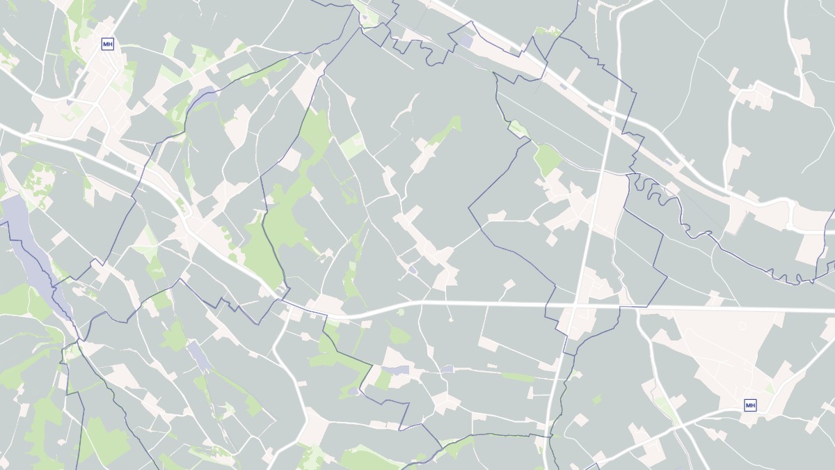 Aperçu cartographique de Francarville, centré sur la commune