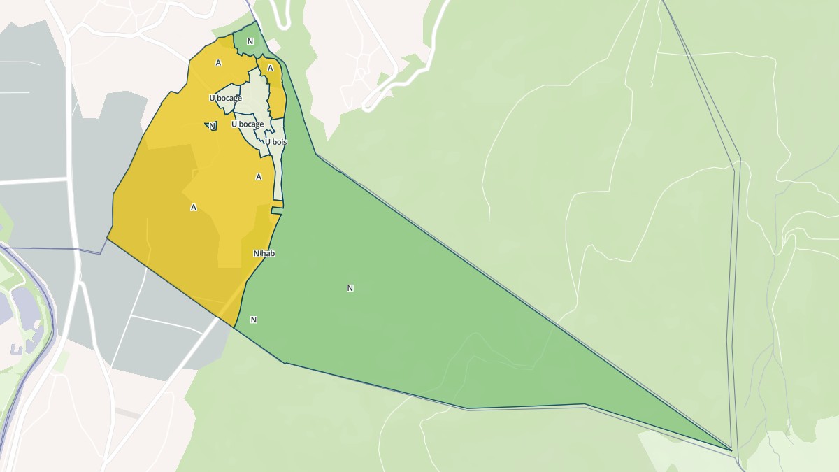 Aperçu cartographique de Frontignan-de-Comminges, centré sur la commune