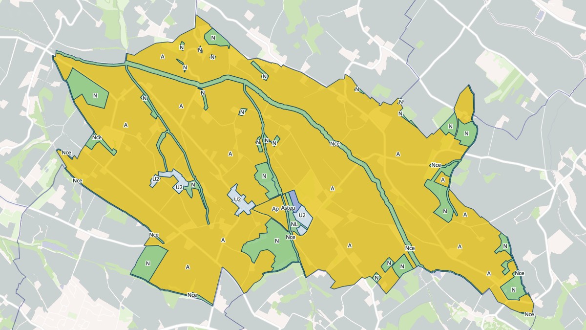 Aperçu cartographique de Gauré, centré sur la commune