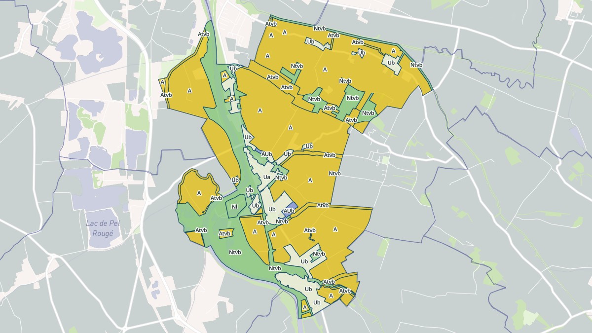Aperçu cartographique de Grépiac, centré sur la commune