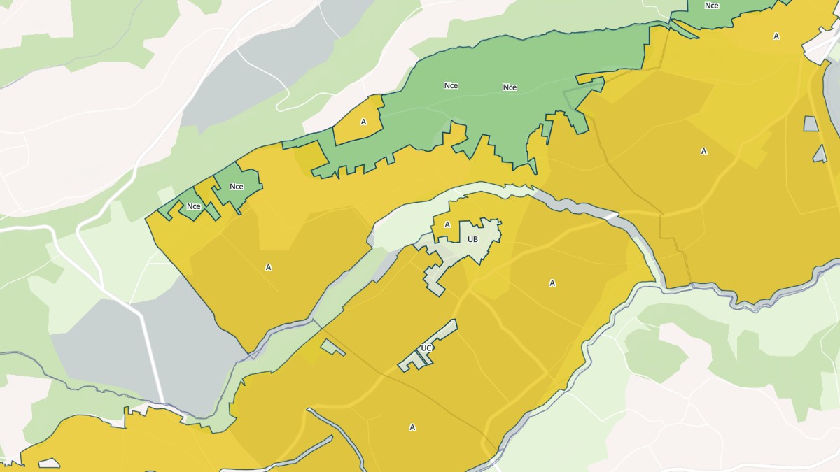 Aperçu cartographique de Lalouret-Laffiteau, centré sur la commune