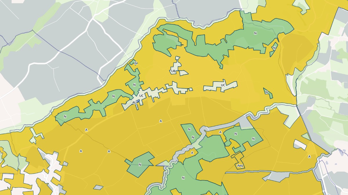 Aperçu cartographique de Larcan, centré sur la commune