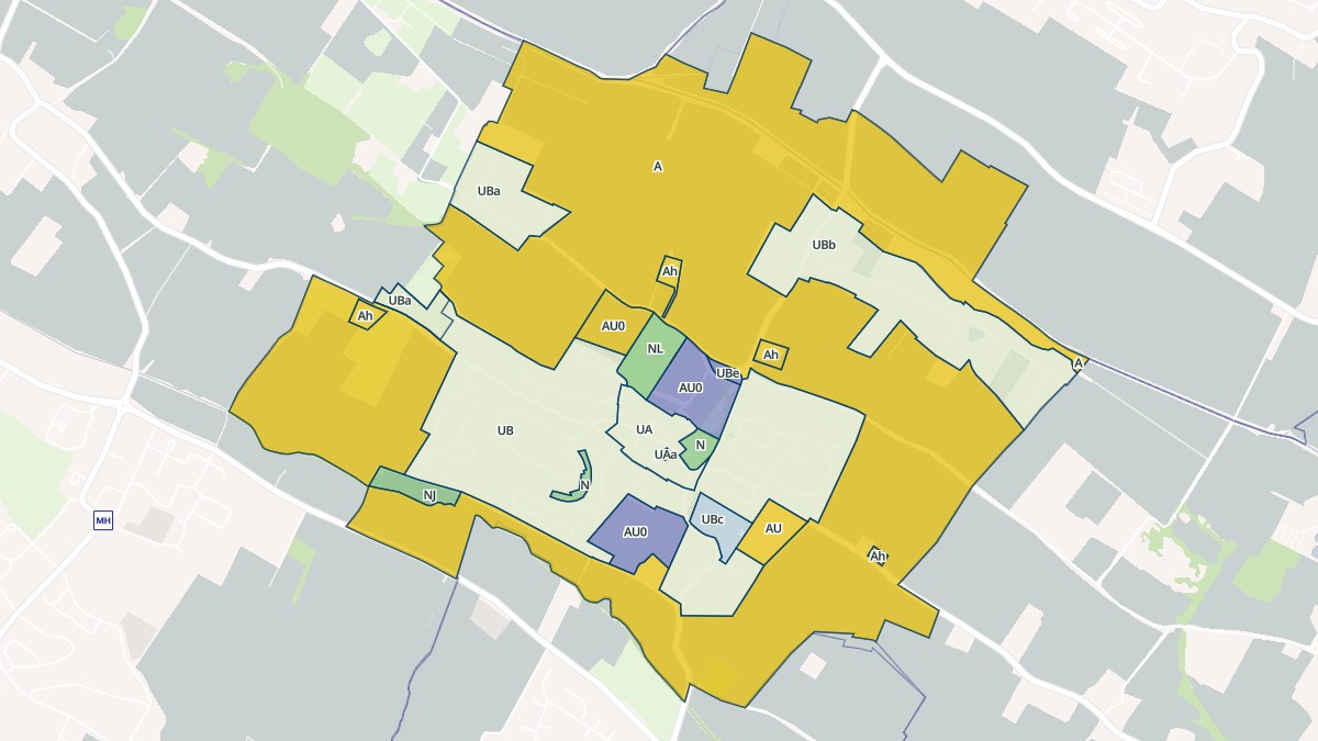 Aperçu cartographique de Lauzerville, centré sur la commune