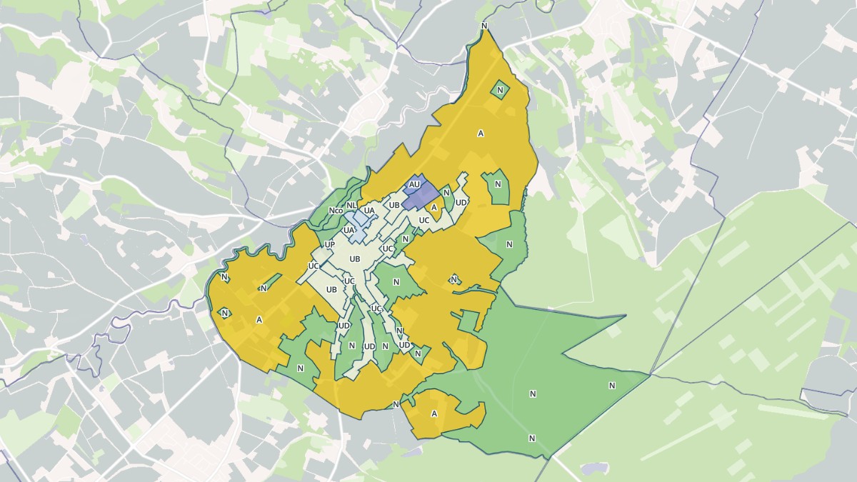Aperçu cartographique de Lévignac, centré sur la commune