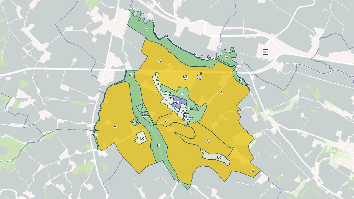 Aperçu cartographique de Loubens-Lauragais, centré sur la commune