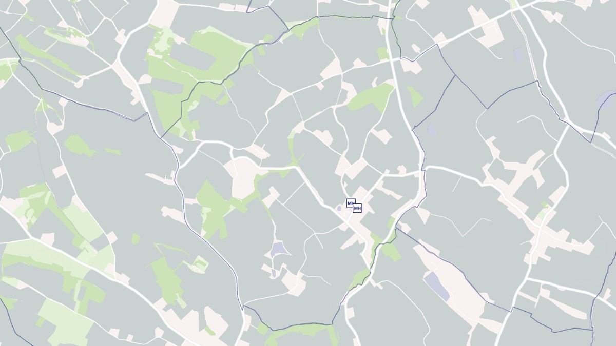 Aperçu cartographique de Mascarville, centré sur la commune