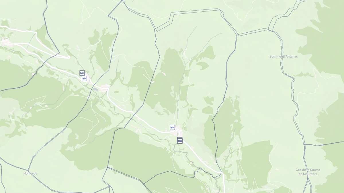Aperçu cartographique de Mayrègne, centré sur la commune