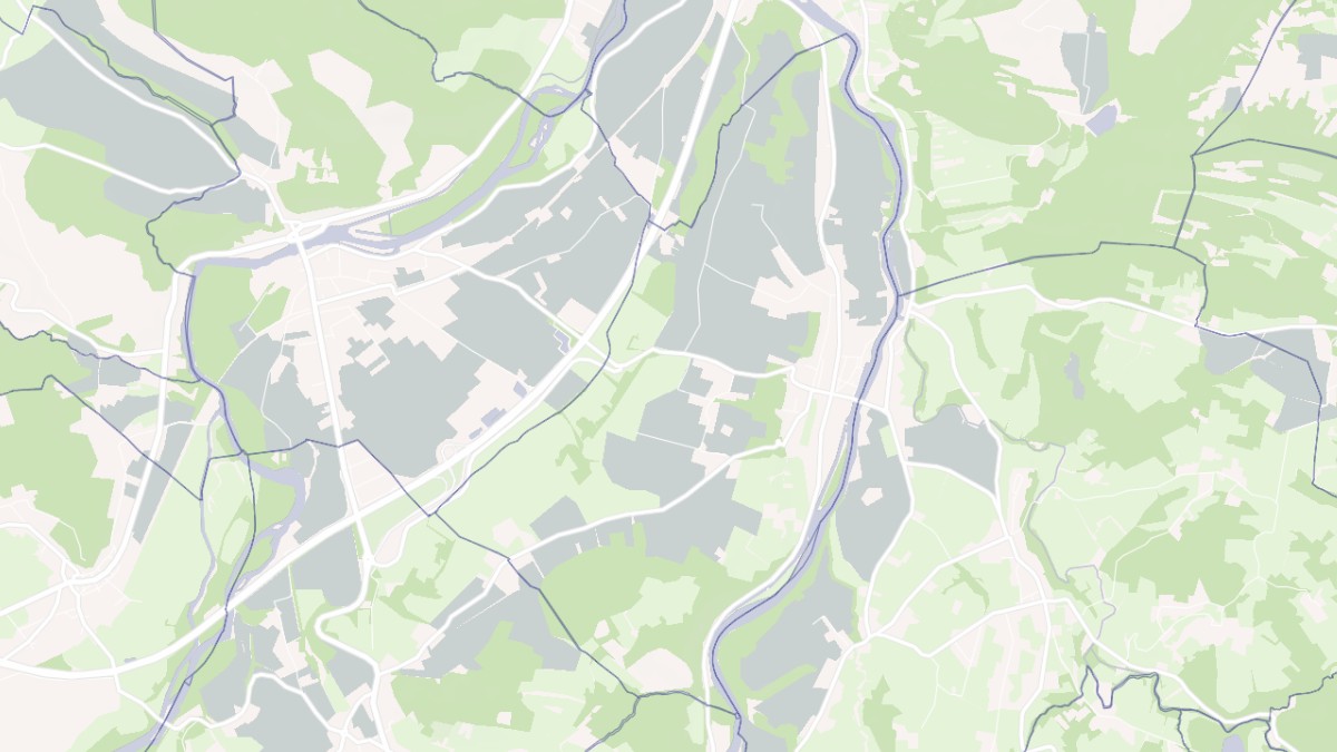 Aperçu cartographique de Mazères-sur-Salat, centré sur la commune