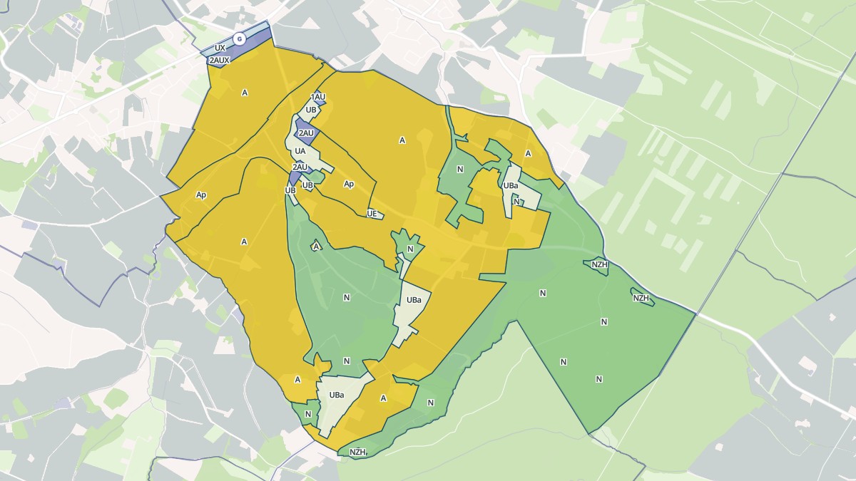 Aperçu cartographique de Mérenvielle, centré sur la commune