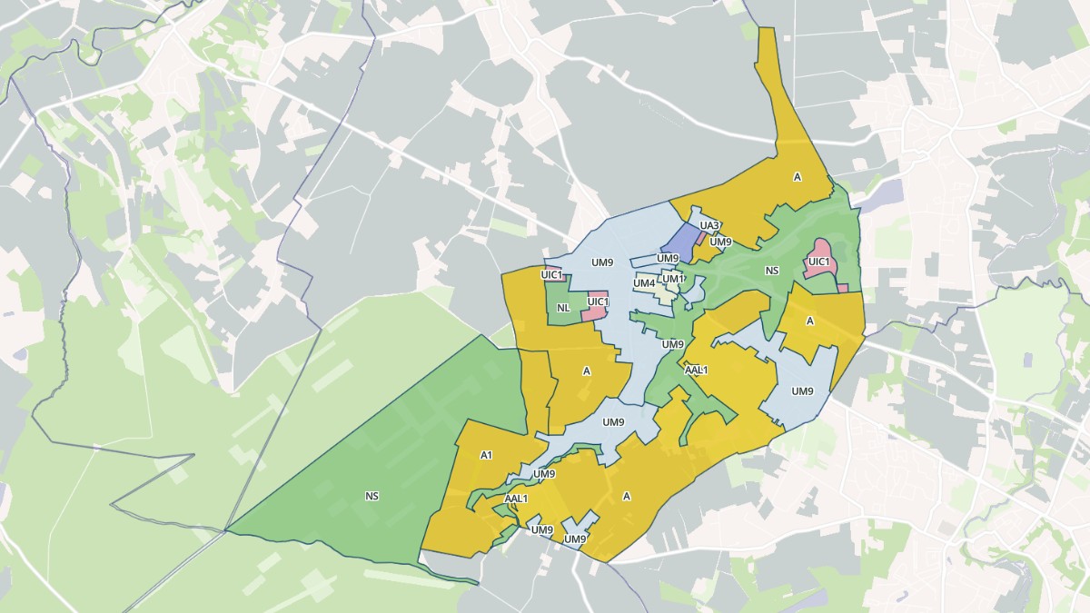 Aperçu cartographique de Mondonville, centré sur la commune