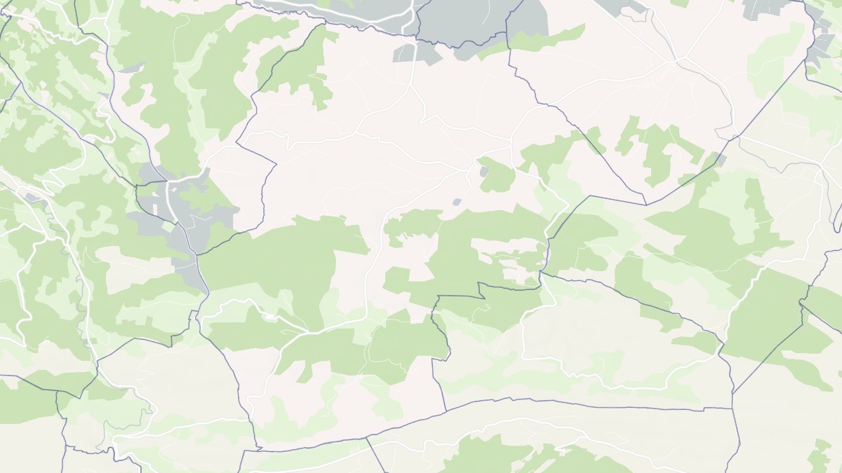 Aperçu cartographique de Montbrun-Bocage, centré sur la commune