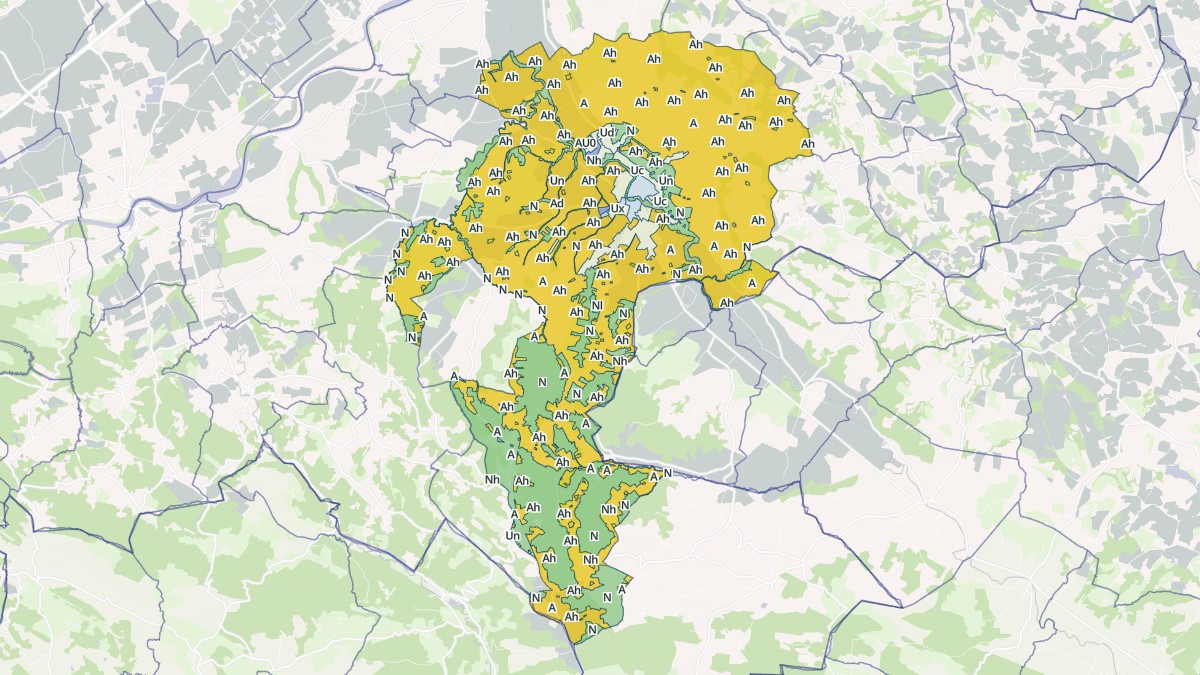Aperçu cartographique de Montesquieu-Volvestre, centré sur la commune