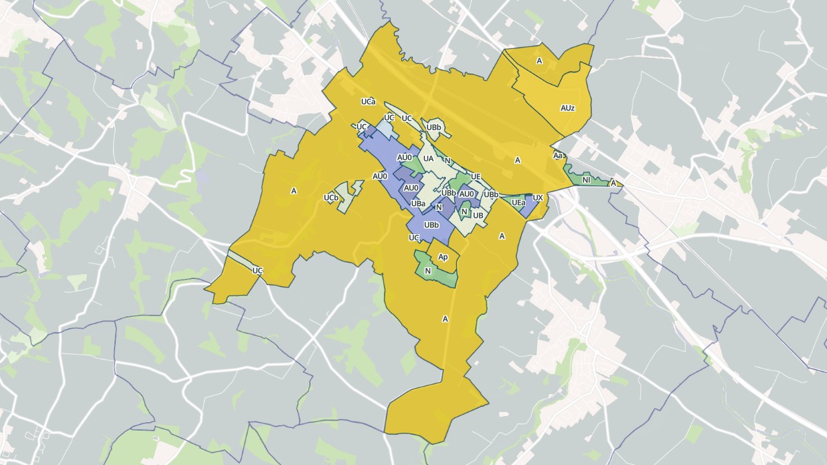 Aperçu cartographique de Montgiscard, centré sur la commune
