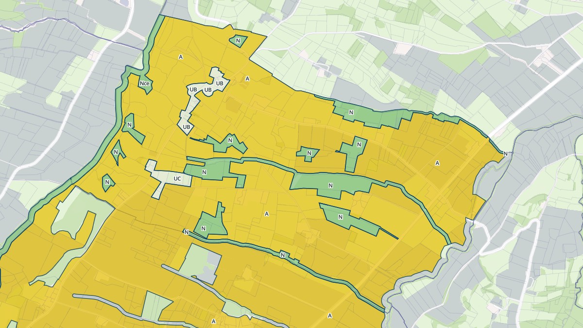Aperçu cartographique de Nénigan, centré sur la commune