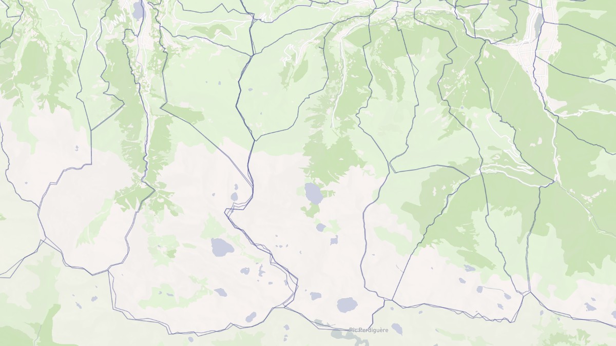Aperçu cartographique de Oô, centré sur la commune