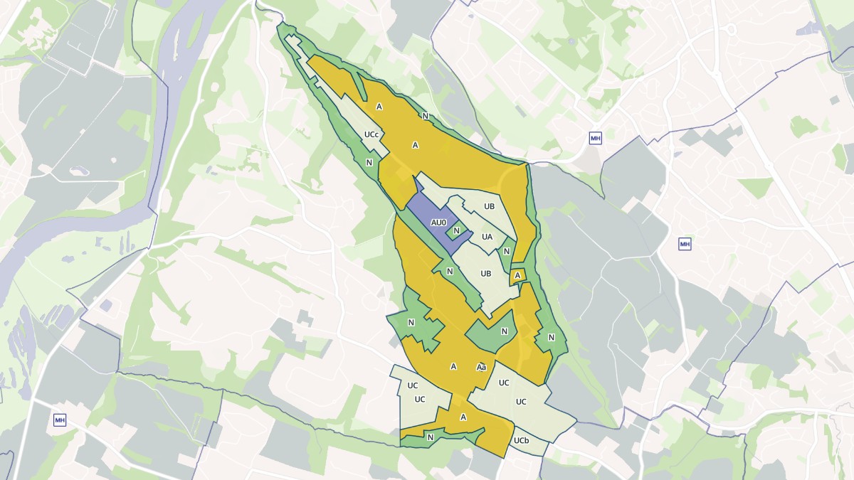 Aperçu cartographique de Pechbusque, centré sur la commune