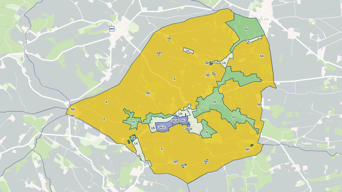 Aperçu cartographique de Pelleport, centré sur la commune