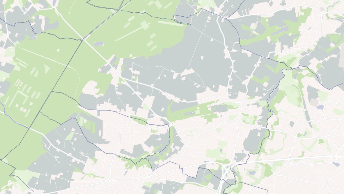 Aperçu cartographique de Pibrac, centré sur la commune
