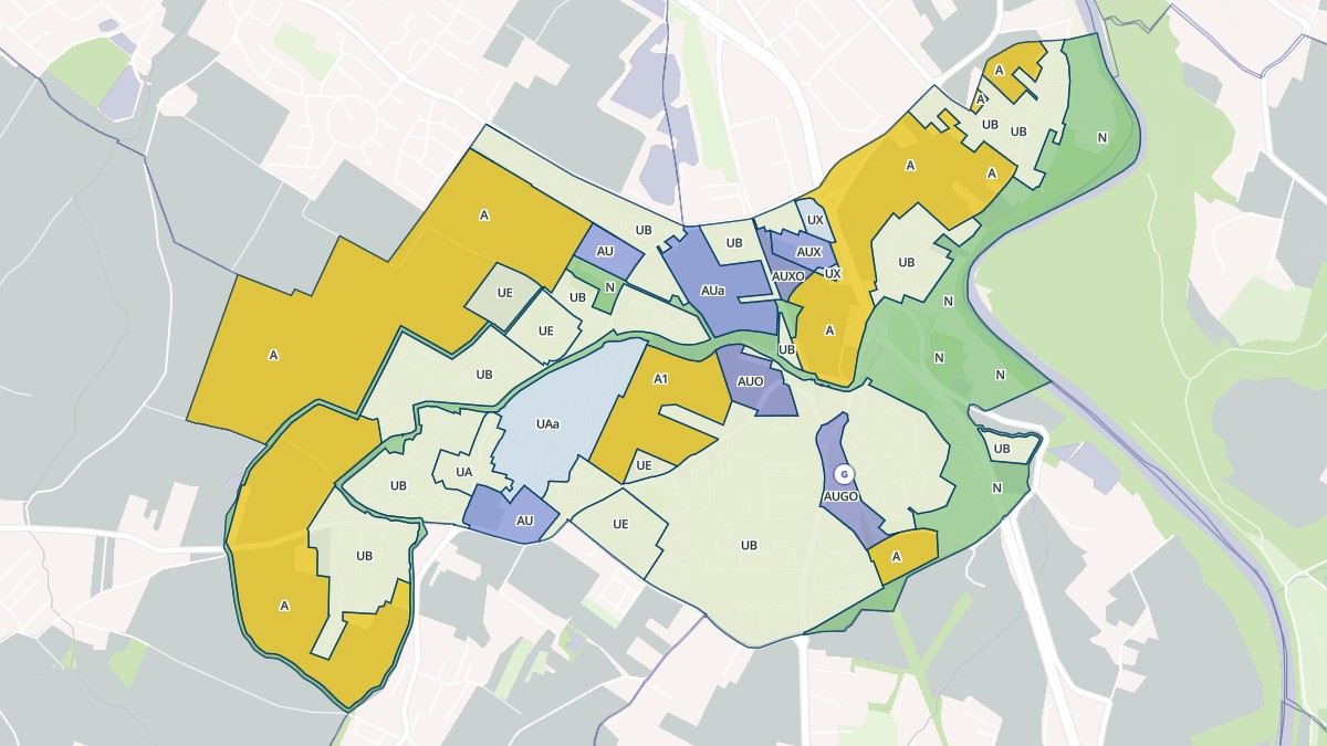 Aperçu cartographique de Pins-Justaret, centré sur la commune
