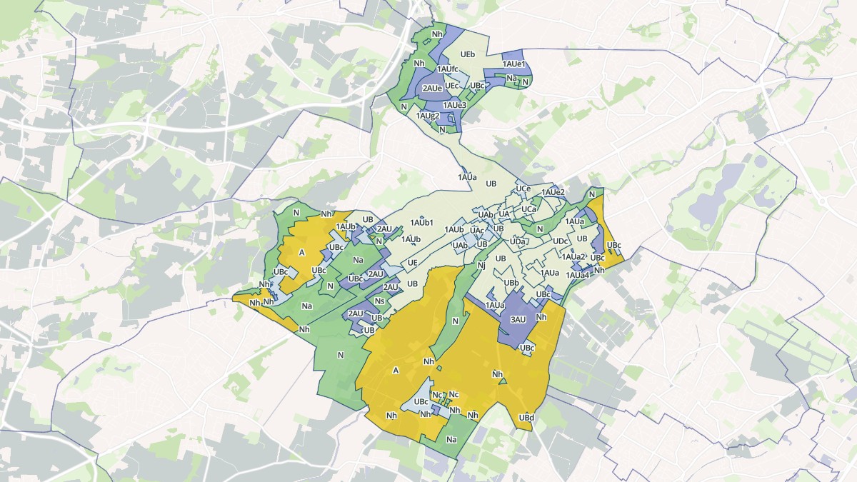 Aperçu cartographique de Plaisance-du-Touch, centré sur la commune