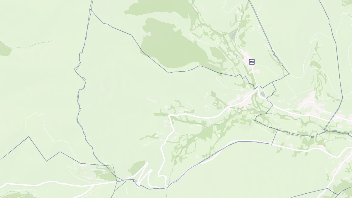 Aperçu cartographique de Portet-de-Luchon, centré sur la commune