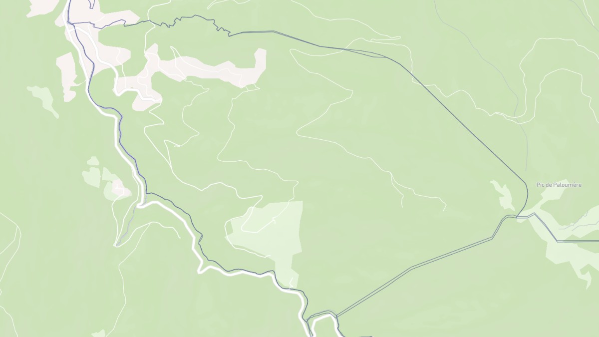 Aperçu cartographique de Razecueillé, centré sur la commune