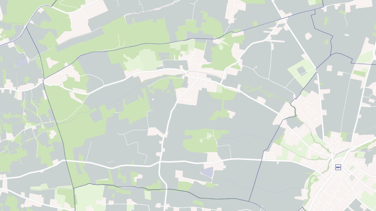 Aperçu cartographique de Saiguède, centré sur la commune