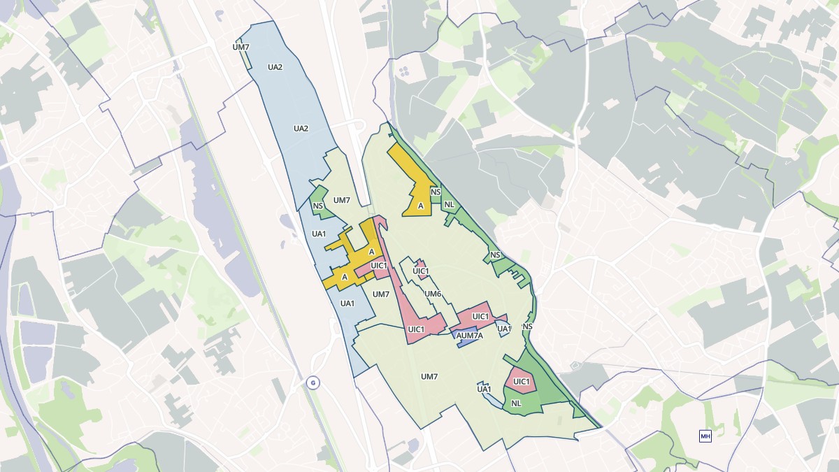 Aperçu cartographique de Saint-Alban, centré sur la commune