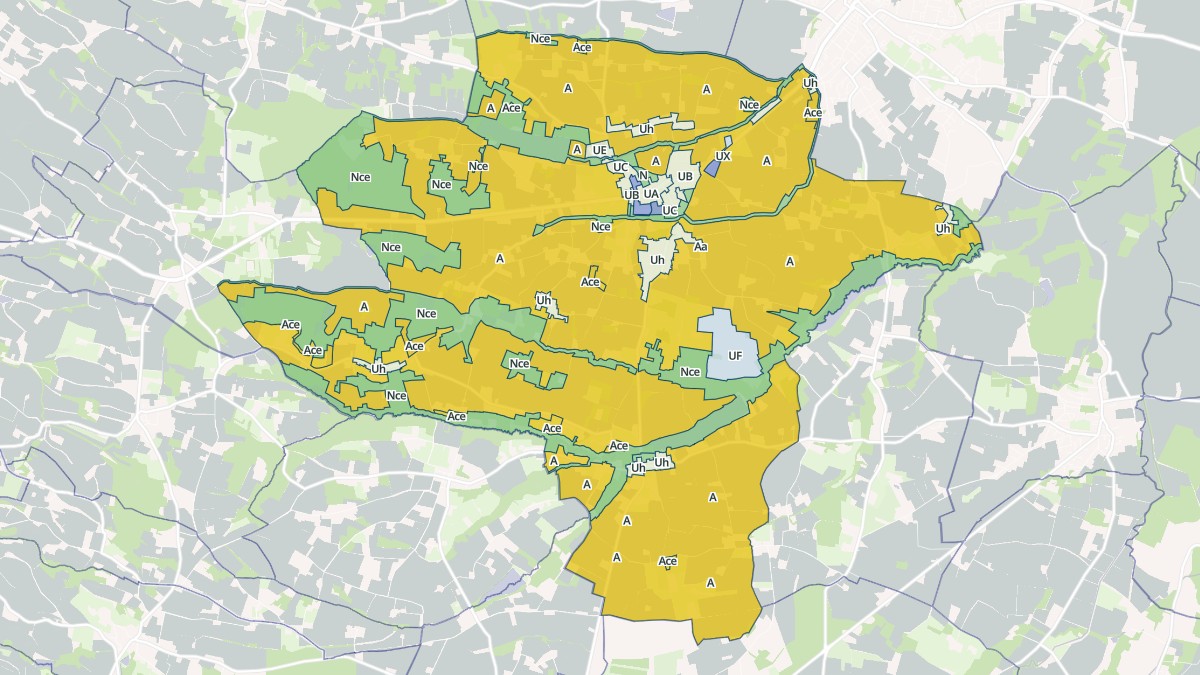 Aperçu cartographique de Sainte-Foy-de-Peyrolières, centré sur la commune