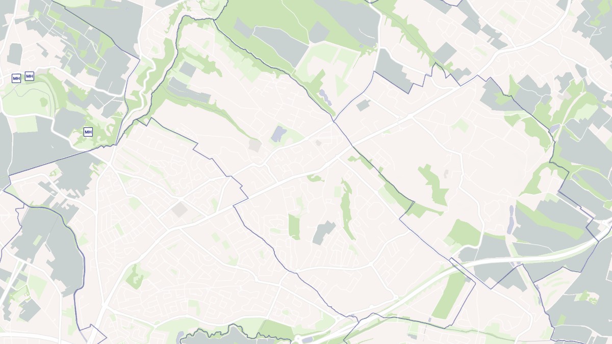 Aperçu cartographique de Saint-Jean, centré sur la commune